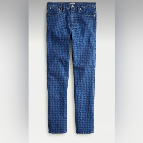 J. CREW HOUNDSTOOTH JEAN